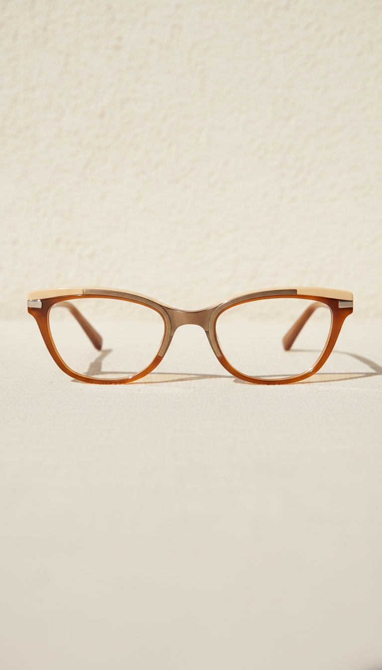Casablanca Metal-Bridge Cat Eye Frames