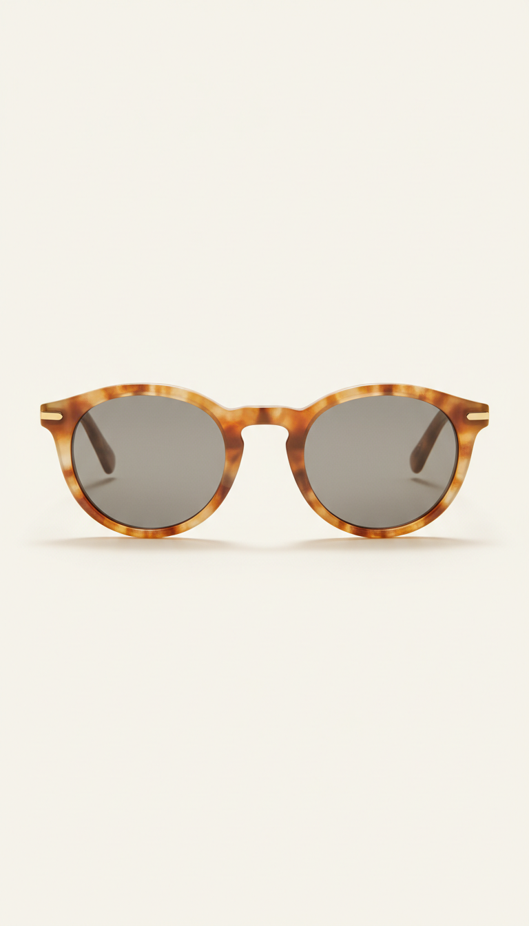 Essaouira Sculpted Round Sunglasses