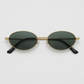 MEDINA sunglasses by SHAMS BRAND — gold metal frame with G15 UV400 lenses