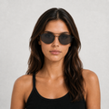 TOUBKAL sunglasses by SHAMS BRAND — black metal frame with black UV400 lenses