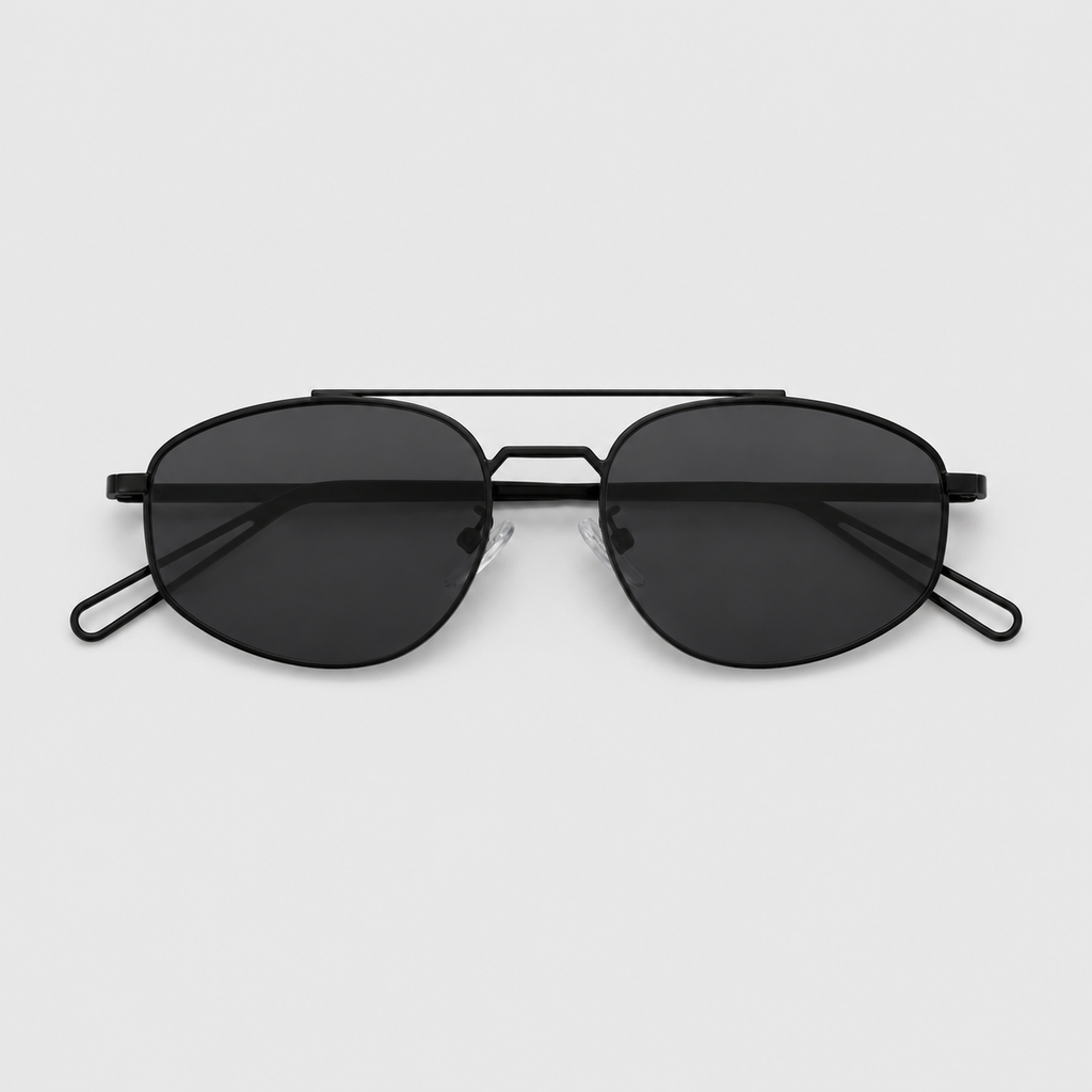 TOUBKAL sunglasses in black with black lenses — additional product view
