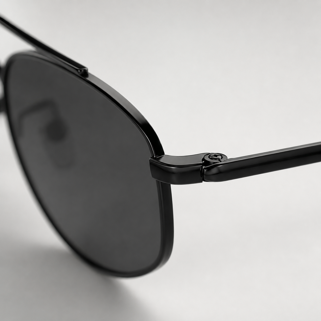 TOUBKAL sunglasses in black with black lenses — additional product view
