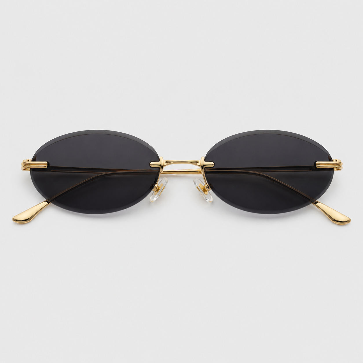 SIROCCO sunglasses in gold with black lenses — additional product view