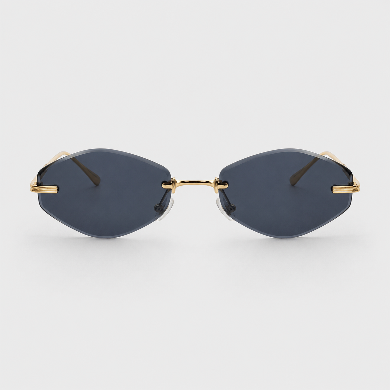 ATLAS sunglasses in gold with black lenses — additional product view