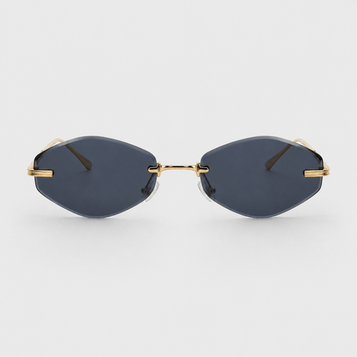 ATLAS sunglasses in gold with black lenses — additional product view