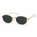 GOLDEN HOUR sunglasses by SHAMS BRAND — gold metal frame with g15 UV400 lenses