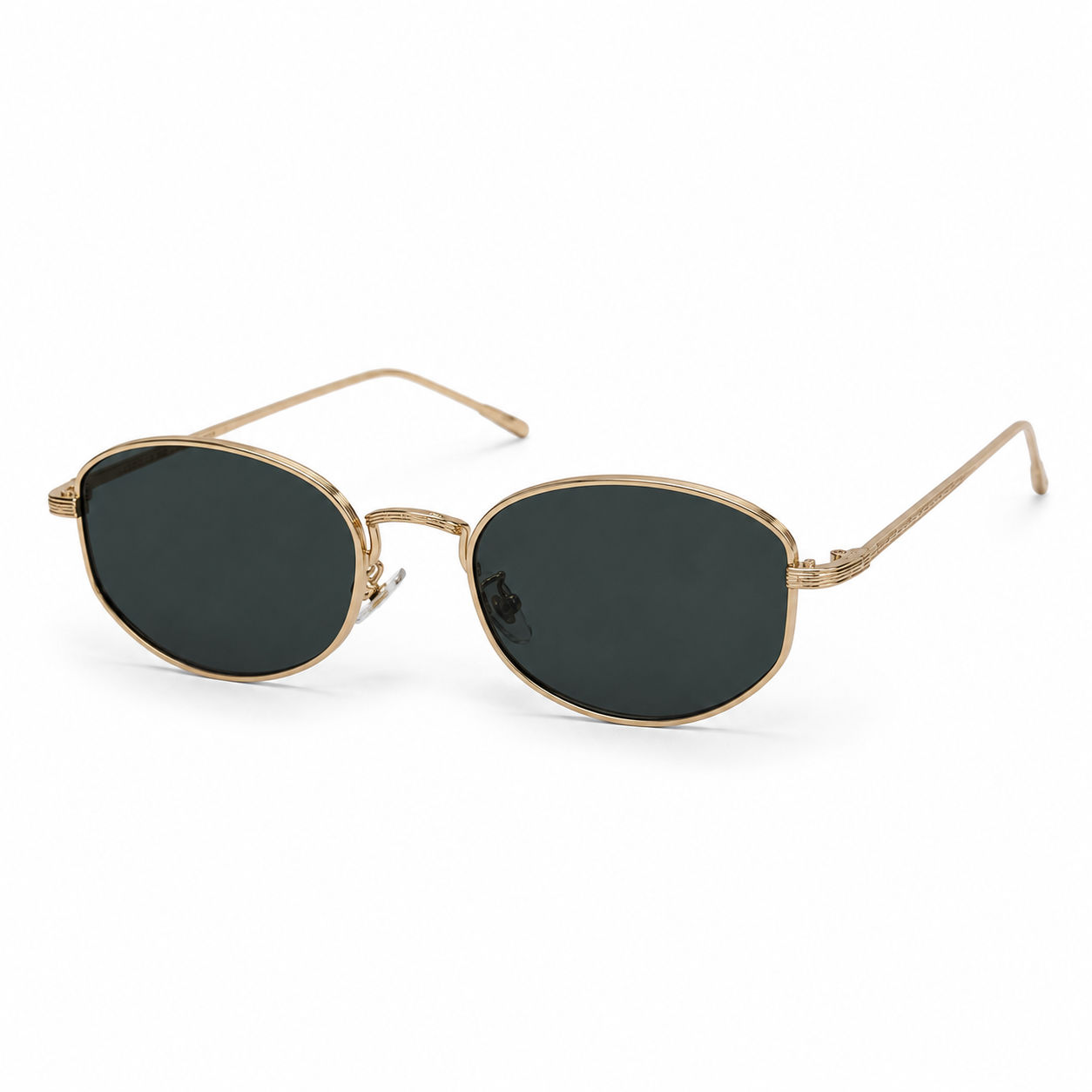 GOLDEN HOUR sunglasses by SHAMS BRAND — gold metal frame with g15 UV400 lenses