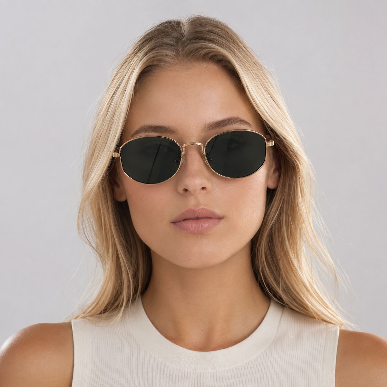 GOLDEN HOUR sunglasses in gold with g15 lenses — additional product view