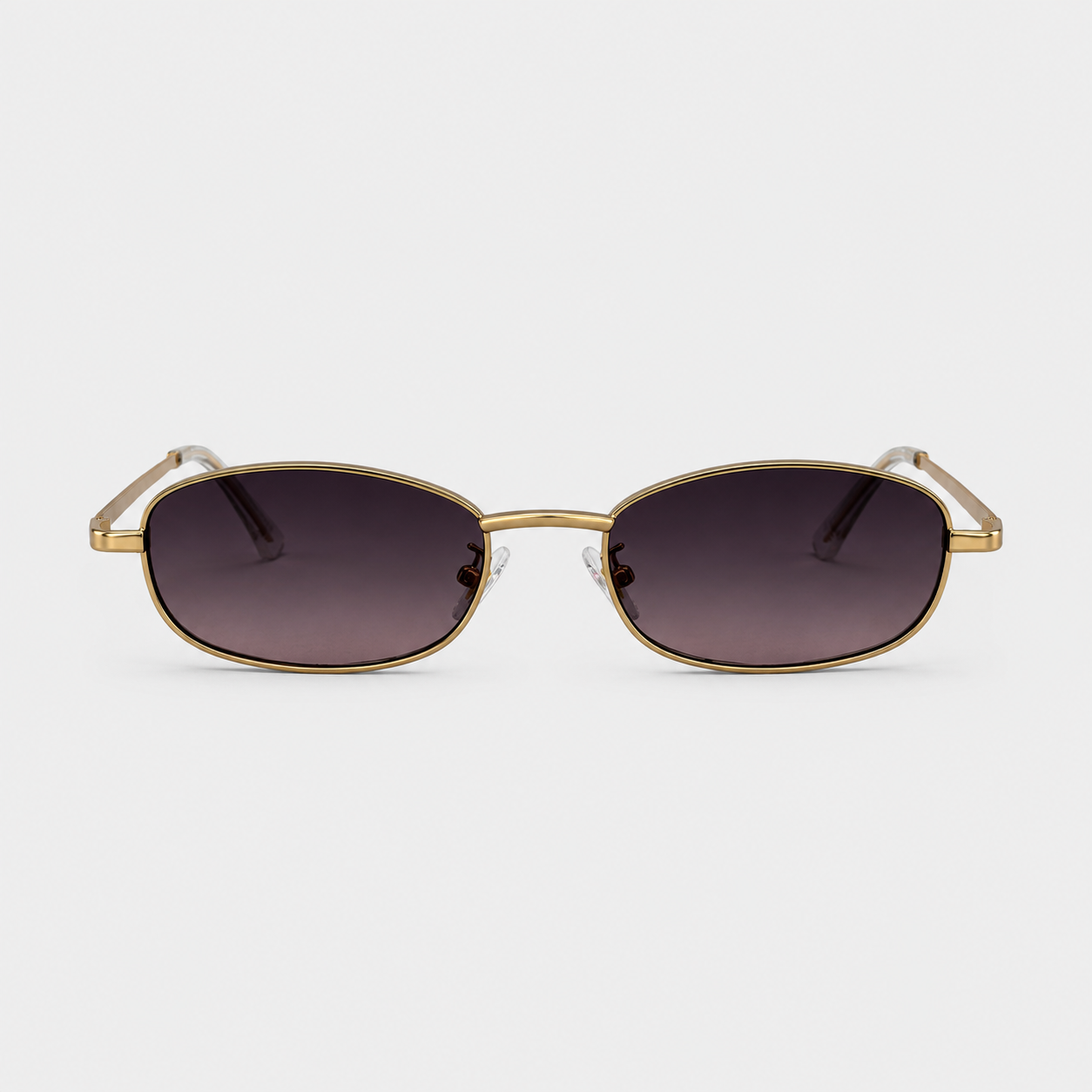 NACRE sunglasses in gold with grey red lenses — additional product view