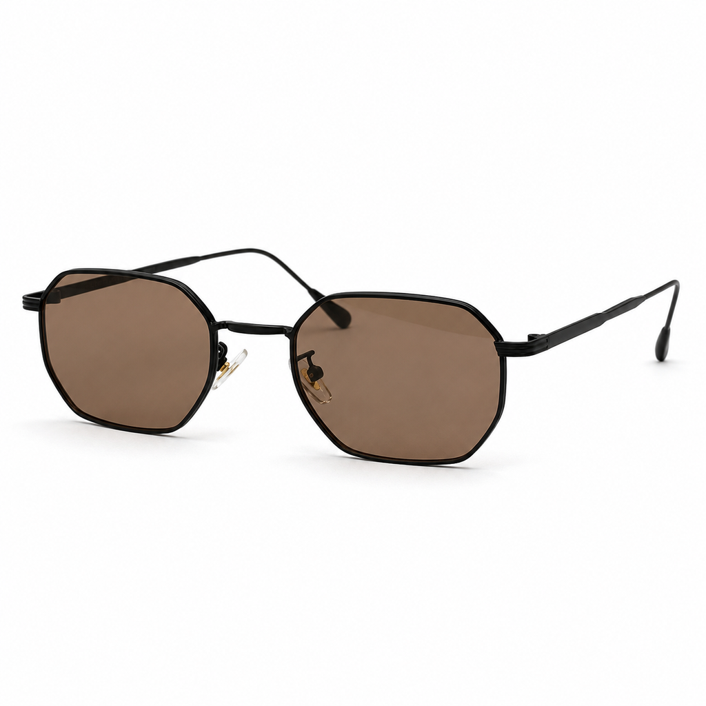 ZENITH sunglasses in black with tea lenses — additional product view