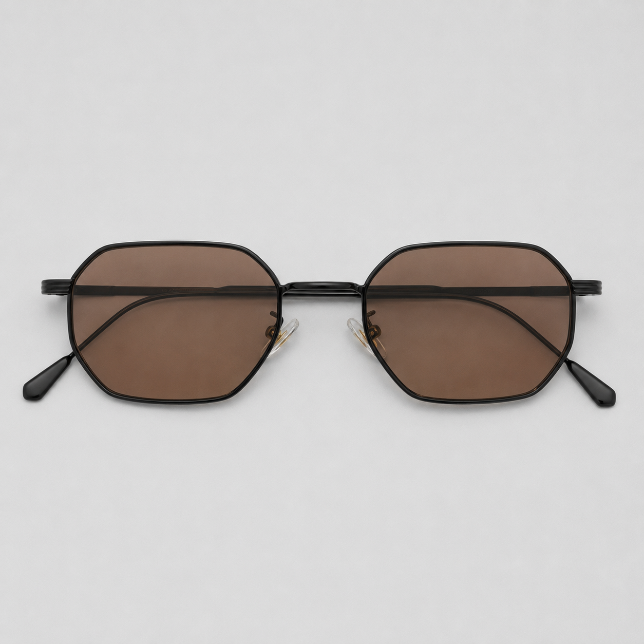 ZENITH sunglasses in black with tea lenses — additional product view