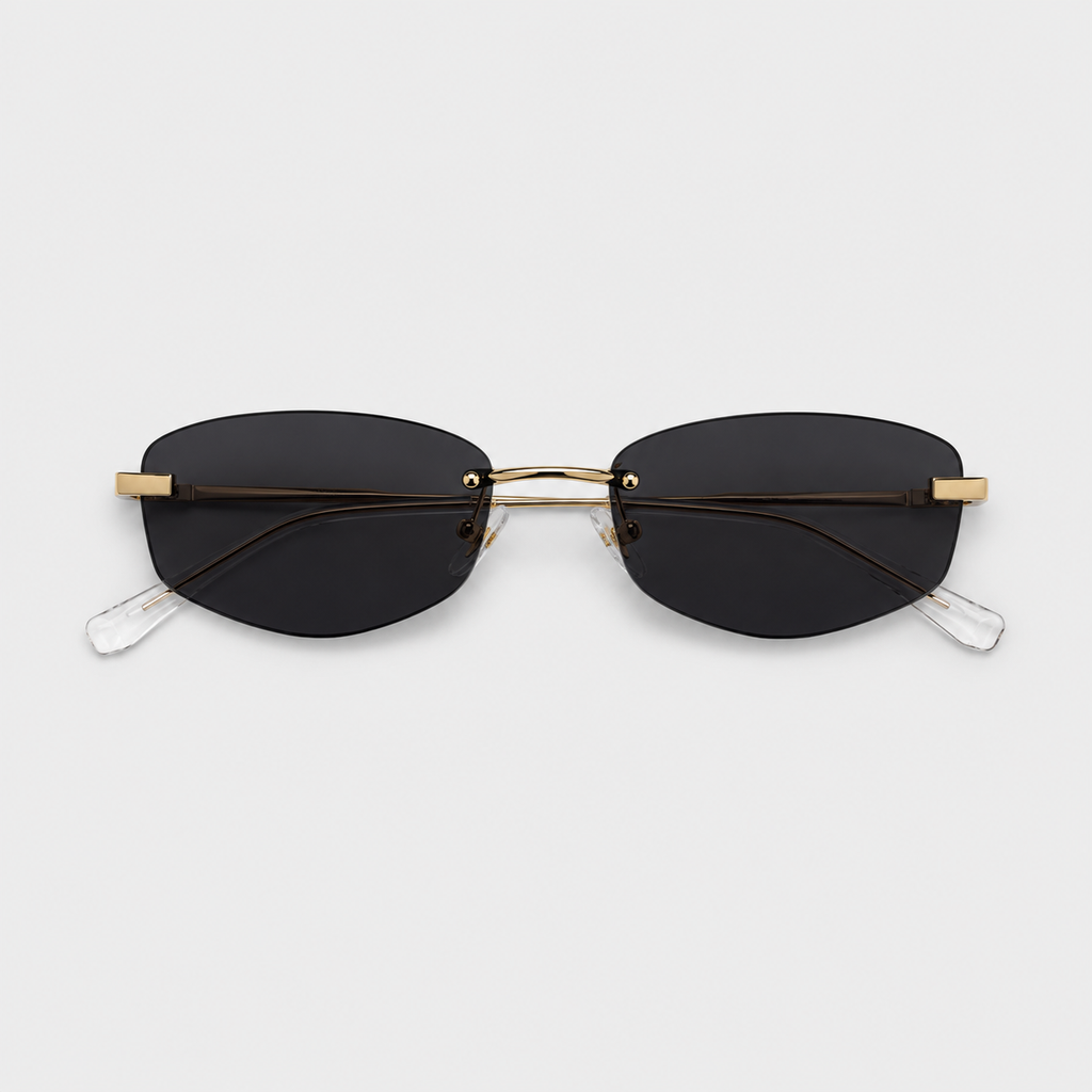 SOLIS sunglasses in gold with grey lenses — additional product view