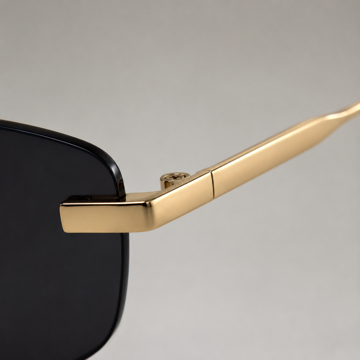 SOLIS sunglasses in gold with grey lenses — additional product view