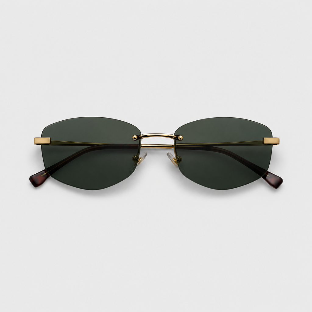 SOLIS sunglasses in gold with g15 lenses — additional product view
