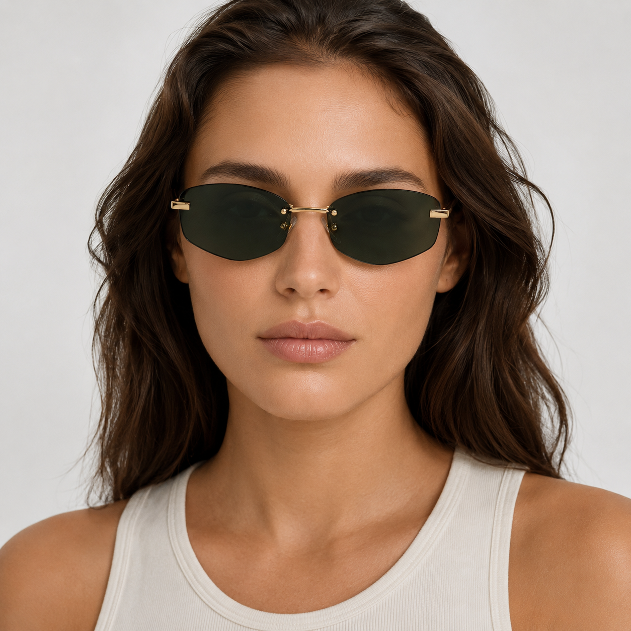 SOLIS sunglasses in gold with g15 lenses — additional product view