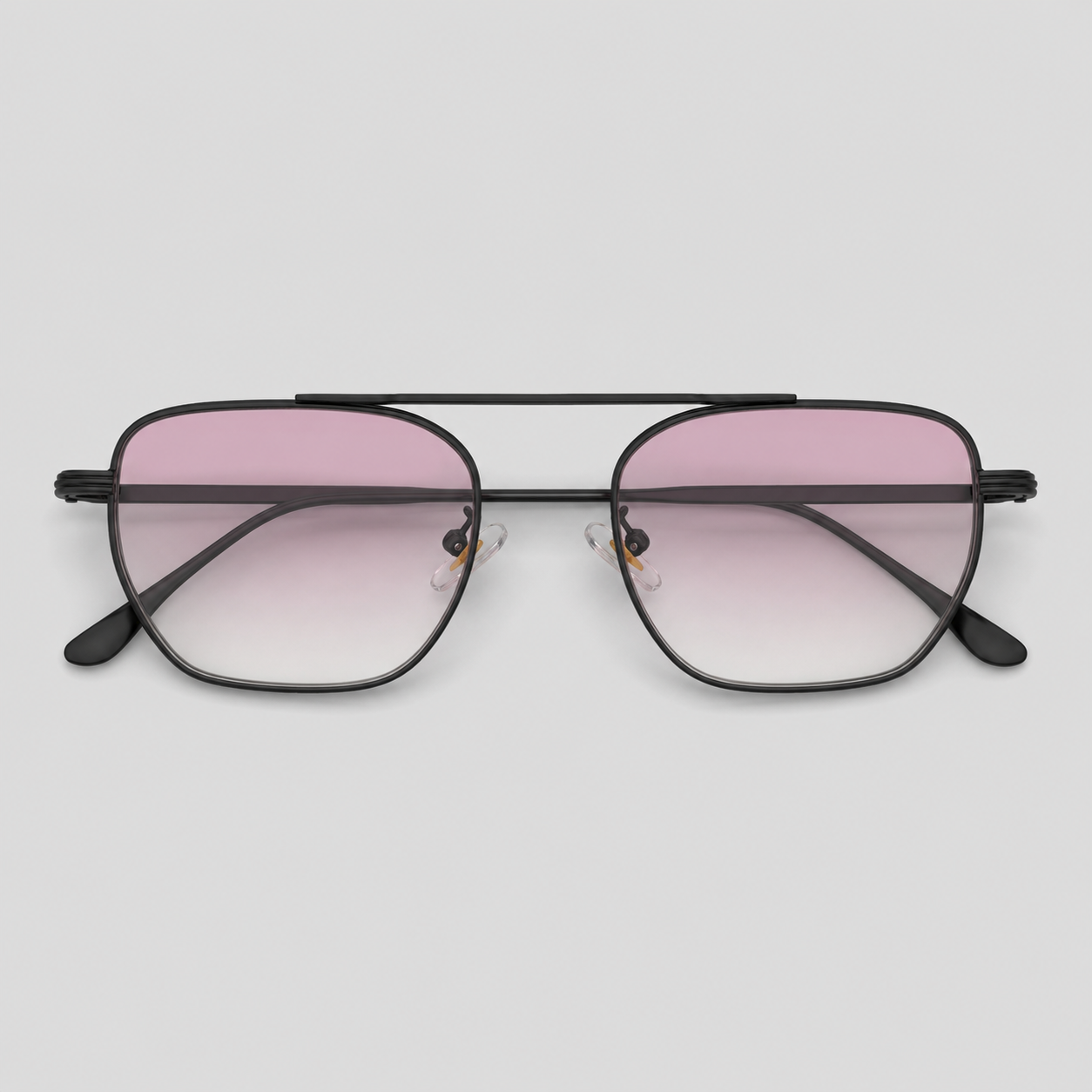 HORIZON sunglasses in black with gradient red lenses — additional product view