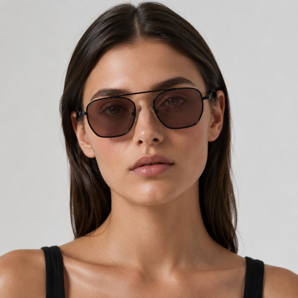 HORIZON sunglasses in black with black tea lenses — additional product view