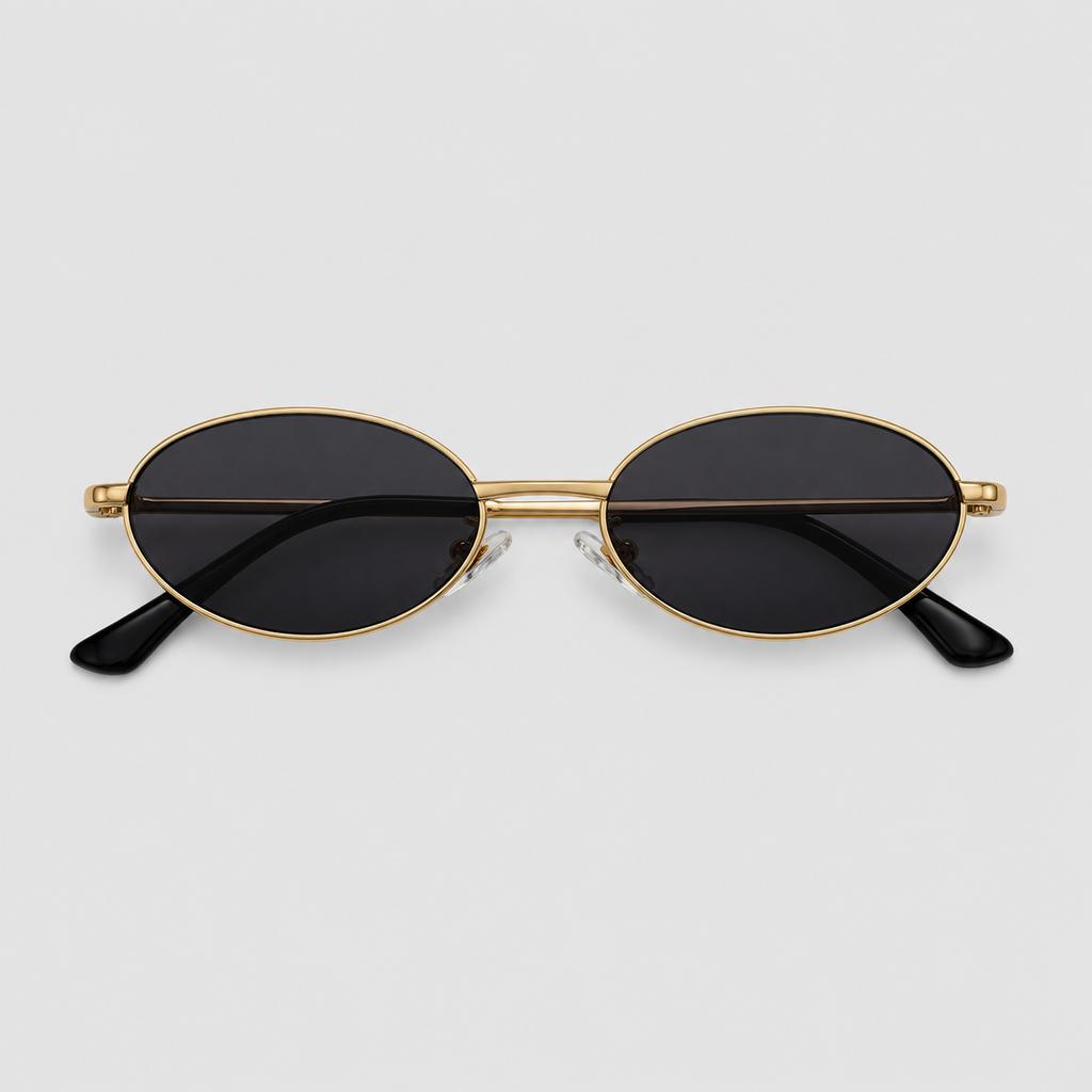 MEDINA sunglasses in gold with grey lenses — additional product view